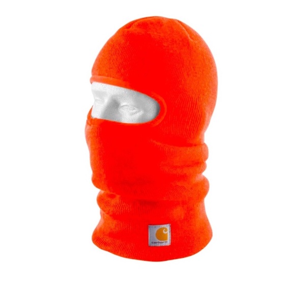 Carhartt Accessories Carhartt Mens Knit Insulated Face Mask Neon